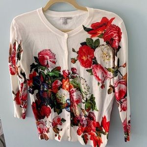 Halogen Floral Cardigan